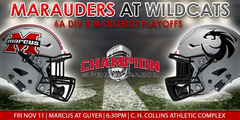 11/11/22: Marcus at Guyer – Class 6A Division II Bi-District Playoffs