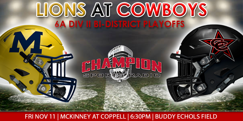 11/11/22: McKinney at Coppell – Class 6A Division II Bi-District Playoffs